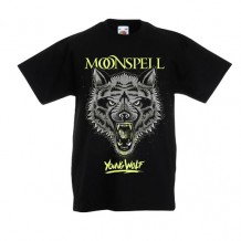 Young Wolf (Black, Kids Tshirt)